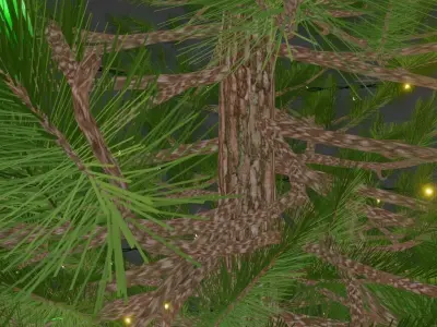 Christmas Tree Decorated 3D model