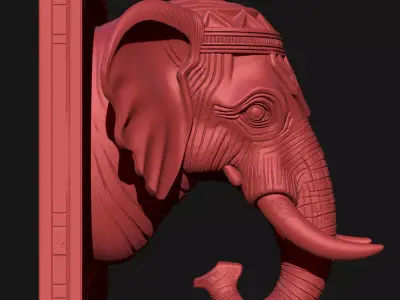 elephant 3D print model purchase