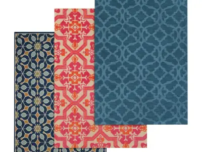 Rug Set 748 3D model
