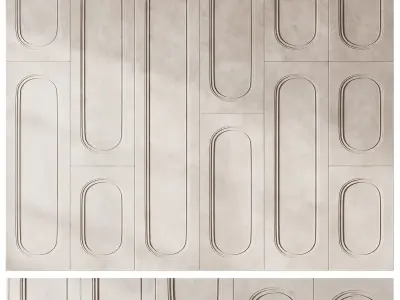 94 Headboard Wall Panel 3D model