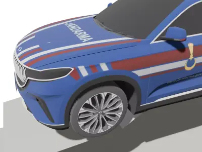TOGG- Jandarma Car 3D model