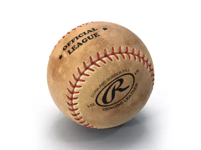 Baseball Ball Rawlings 3D model