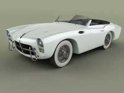 Pegaso Z-102 Convertible 3D model