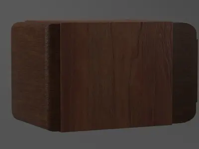 Old Radio Low-poly 3D model purchase