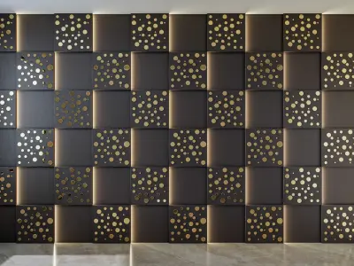 Decorative Wall Panel 3D wall panel 3d panel 3D model