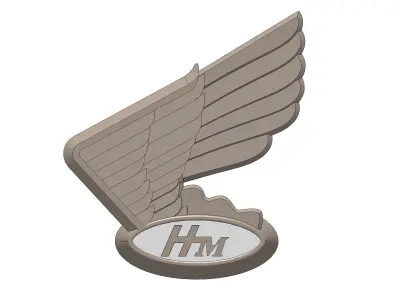 Honda CG 125 Emblem 3D model