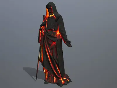 statue    Low-poly 3D model