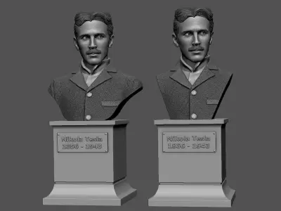 Nikola Tesla 3D print model