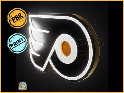 Philadelphia Flyers logo - Cinematic - 3D print 3D model