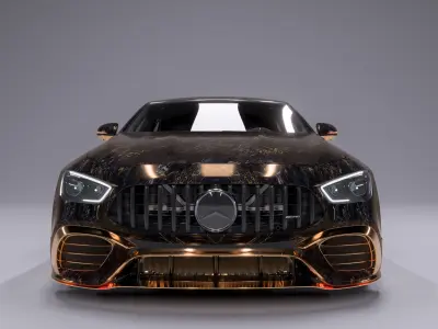 Mercedes AMG GT 63 S luxury 3D model