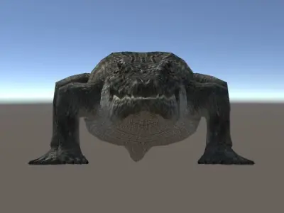 animated Forest animals  Low-poly 3D model