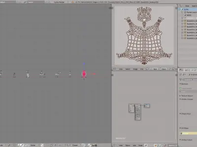 Donkey in low polygons Low-poly 3D model