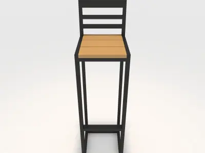 Bar Stool 6 3D model
