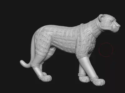 Cheetah 3D print model