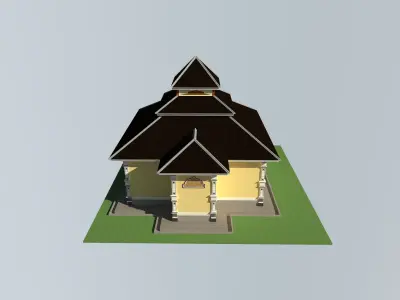 SImple Mosque 3D model