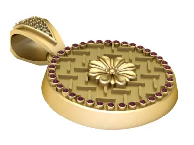 gol dround pendant 3D print model