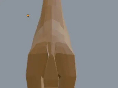  low polygon giraffe Low-poly 3D model