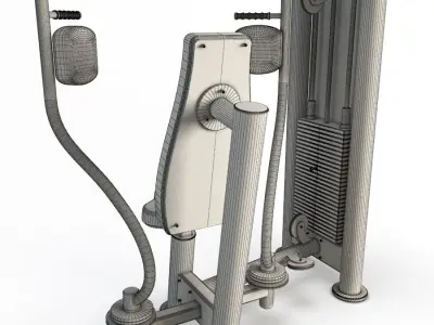 Gym Pectoral Machine 3D model