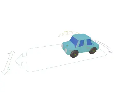 Car Lowpoly 01 Low-poly 3D model