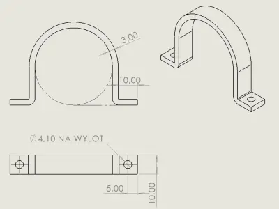 tube holder cylinder holder 3D model