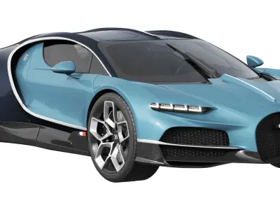 Bugatti Tourbillon 3D model