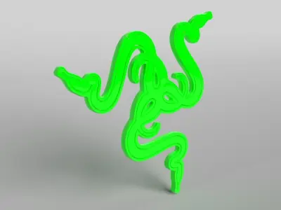 Razer Logo v3 003 Free low-poly 3D model