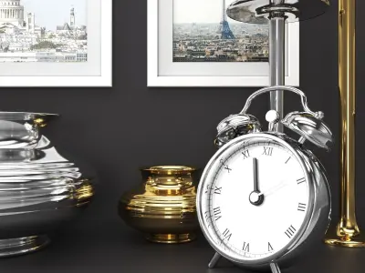 Provence decor set Paris 3D model