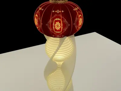 Chinese Red Lantern 3D model order