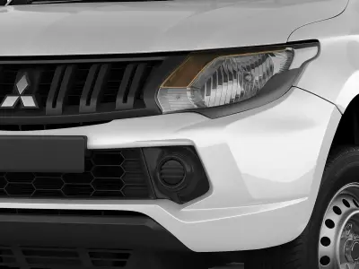 Mitsubishi L200 Triton 2015 Single Cab 3D model