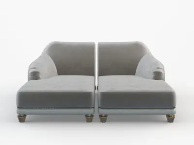 Chatam couch 3D model