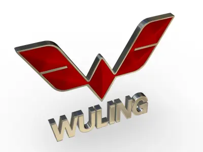 wuling logo 3D model