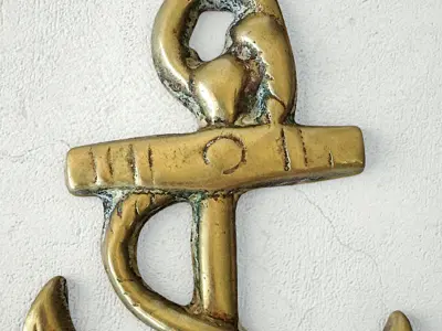 Brass Anchor 3D model