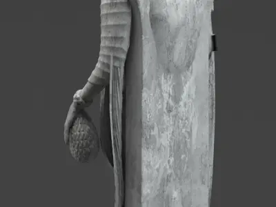 Statue ancient 1 3D model