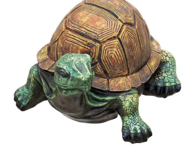 Garden turtle figurine 3D model