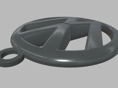 Volkswagen Key Ring Chain 3D print model