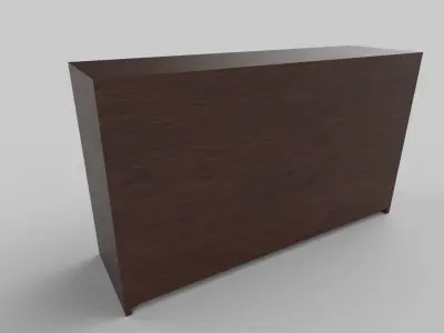 Cabinate  Low-poly 3D model