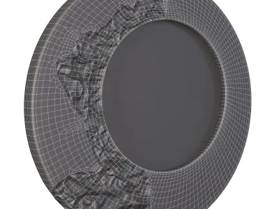 Mercury Mirror Black Gold  by Phillips Collection 3D model