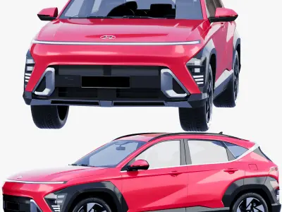 Hyundai Kona 2025 3D model