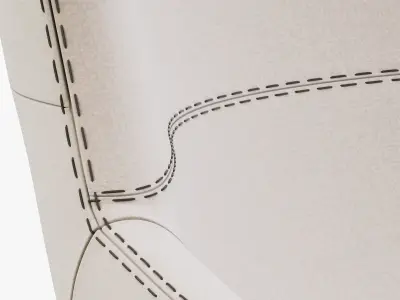 Ditre Italia Round Armchair 3D model