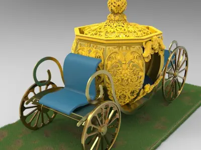 cinderella carriage  3D model
