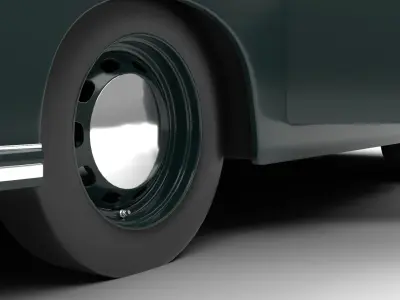 Porsche 356 2 Coupe 1948 HQ 3D model