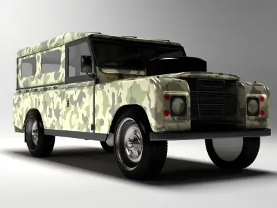 Land Rover 1990 3D model