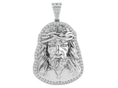 Jesus Christ Pendant 4273 3D print model