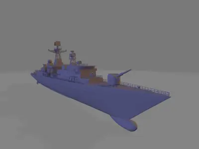 Russian battleship RF yaroslav mudry 3D print model