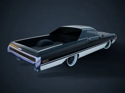 Car  El-Cama Low-poly 3D model