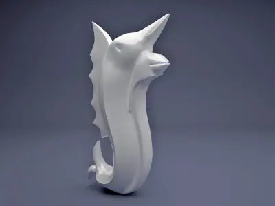 Fish Statue  3D print model