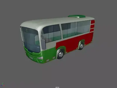 TOON Bus 01 3D model
