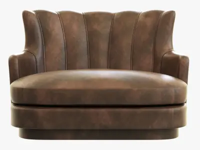 Brabbu Plum Single Sofa 3D model