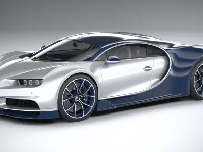Bugatti Chiron 2020 3D model