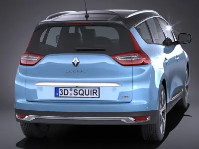 Renault Grand Scenic 2017 3D model